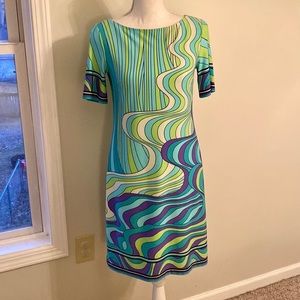 Vintage • Musette Retro Pattern Dress